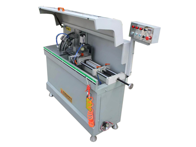 铝门窗角码自动切割锯